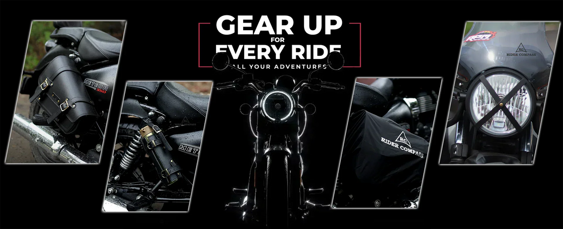 handmade leather accessories for royal enfield motorcycle by ridercompass