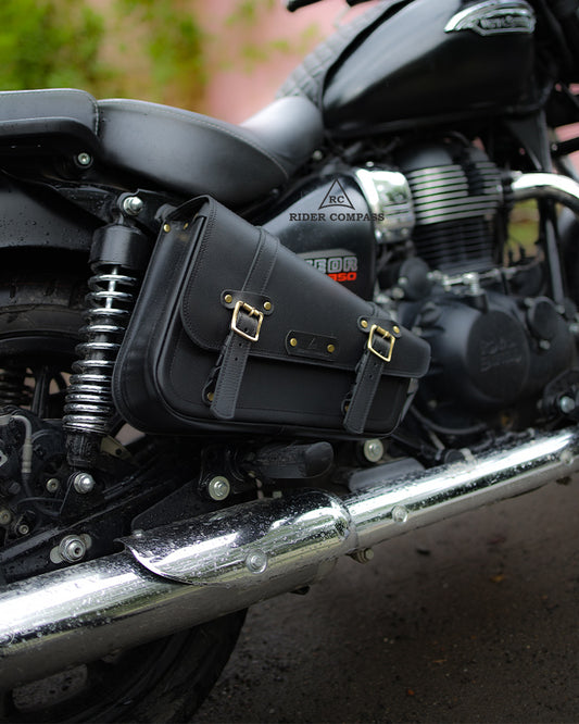 Rider Compass - Leather Bag Saddle Bag