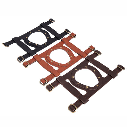 Leather Cross Tank Strap - Royal Enfield Hunter 350