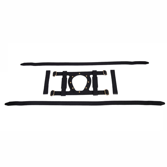 Leather Cross Tank Strap - Royal Enfield Hunter 350