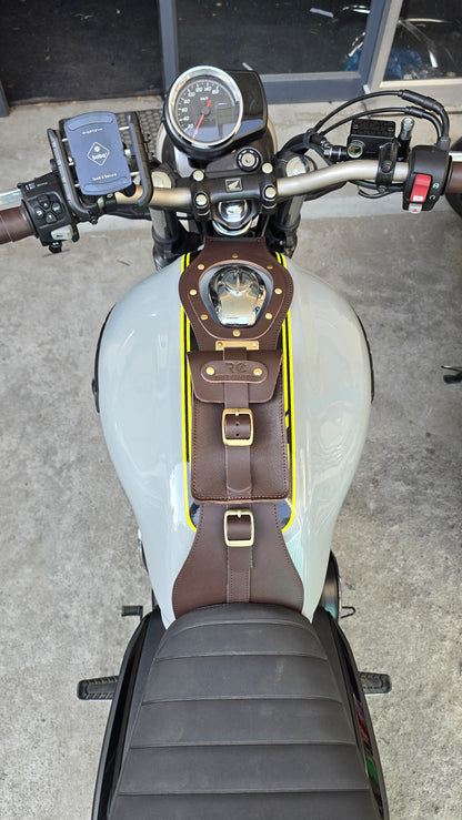 Leather Tank Strap - Honda