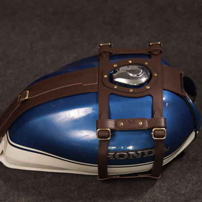 Leather 4 Way Tank Strap - Honda