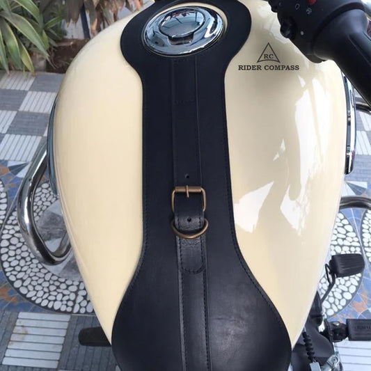 ROYAL ENFIELD METEOR 350 LEATHER TANK STRAP