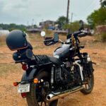 Royal Enfield meteor 350 Leather Bag photo review