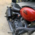 Royal Enfield meteor 350 Leather Bag photo review